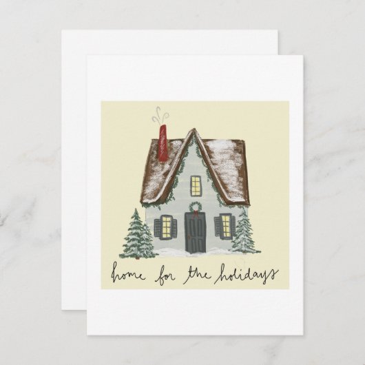 Carte de Noël (Devant / Derrière)