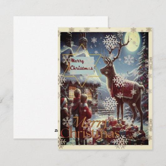 Carte de Noël (Devant / Derrière)