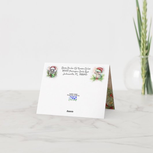 Carte de Noël (Dos)