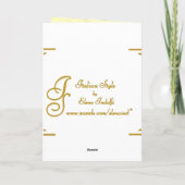 Carte de Noël (Dos)