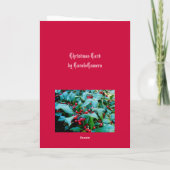 Carte de Noël (Dos)