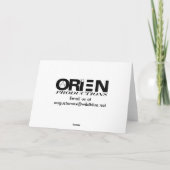 Carte de Noël (Dos)