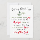 Carte de Noël (Devant)