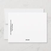 Carte de Noël (Dos)