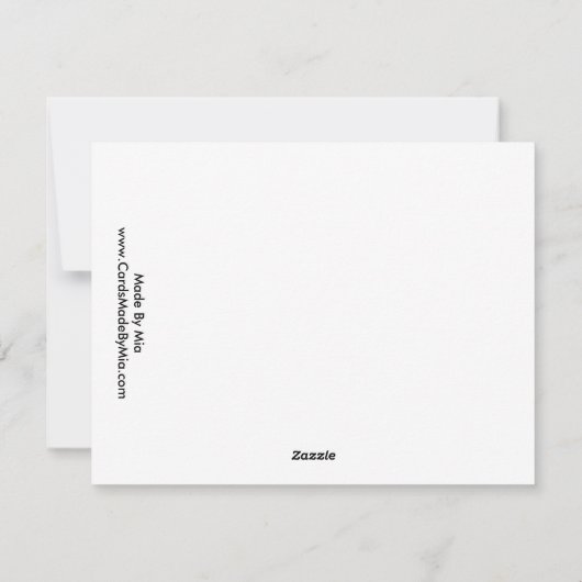 Carte de Noël (Dos)