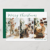 Carte de Noël (Devant / Derrière)