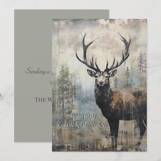 Carte de Noël (Devant / Derrière)