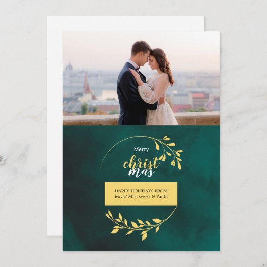 Carte de Noël (Devant / Derrière)