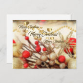 Carte de Noël (Devant / Derrière)