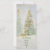 Carte de Noël (Dos)