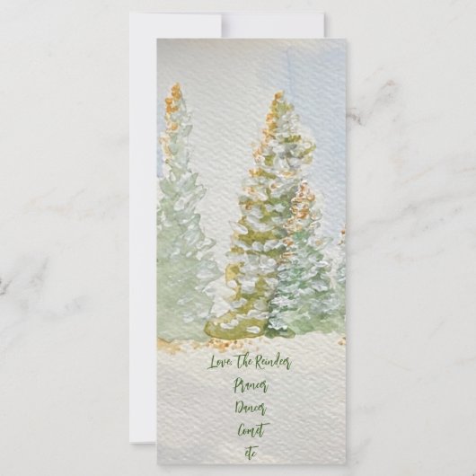 Carte de Noël (Dos)