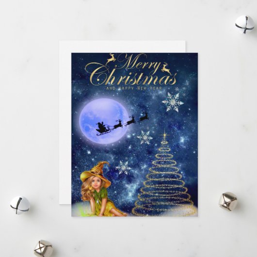 Carte de Noël (Devant/Arrière en situation)