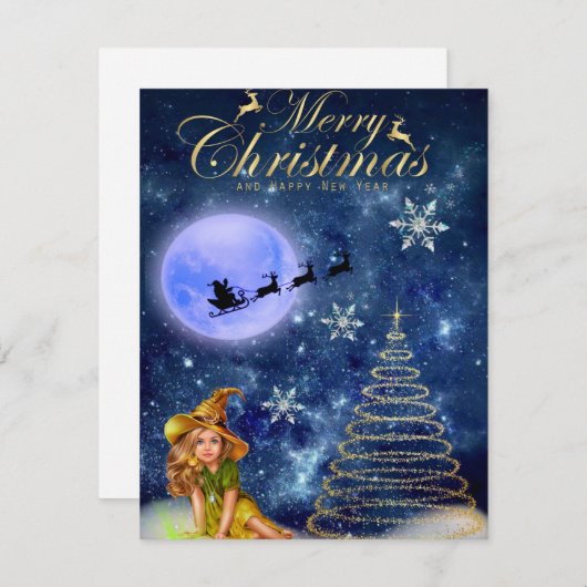 Carte de Noël (Devant / Derrière)