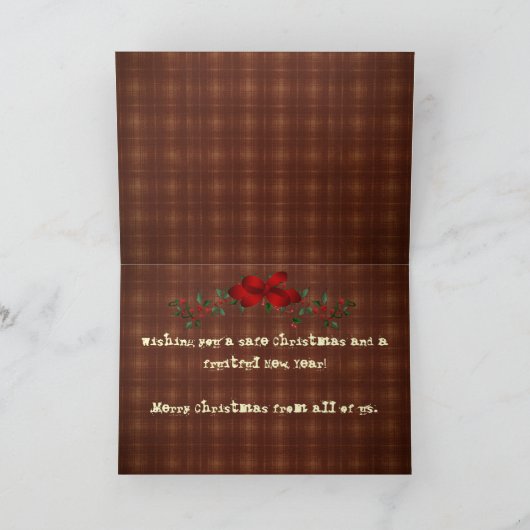 Carte de Noël... (Intérieur)