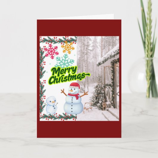 Carte de Noël (Devant)