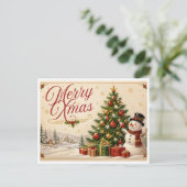 carte de Noël (Debout devant)