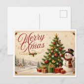 carte de Noël (Devant / Derrière)