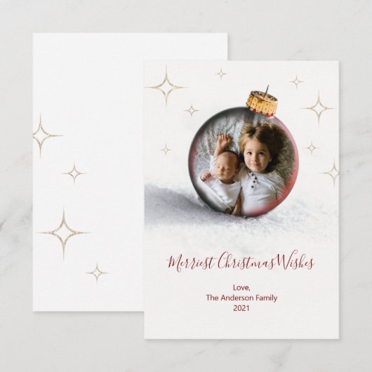 Carte de Noël (Devant / Derrière)