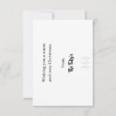 Carte de Noël (Dos)