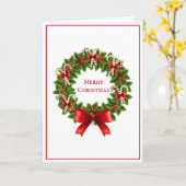 Carte de Noël (Fleur jaune)