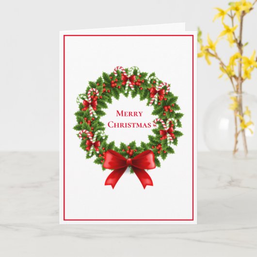 Carte de Noël (Fleur jaune)