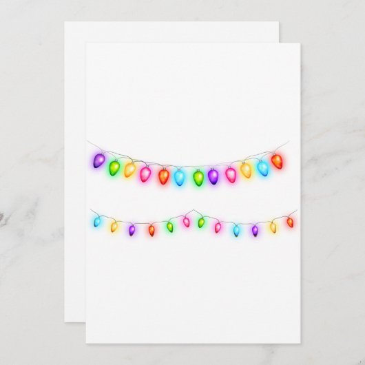 Carte de Noël (Devant / Derrière)