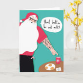 Carte de Noël (Fleur jaune)