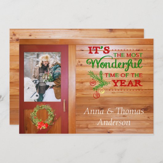 Carte de Noël (Devant / Derrière)