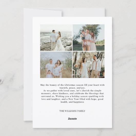 Carte de Noël (Dos)