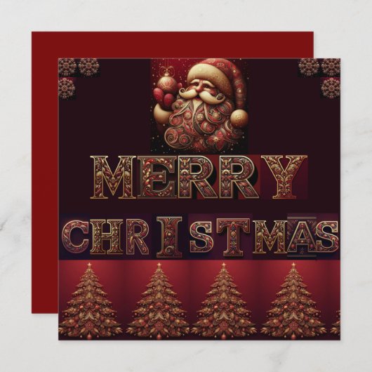 Carte de Noël (Devant / Derrière)