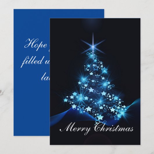 Carte de Noël. (Devant / Derrière)