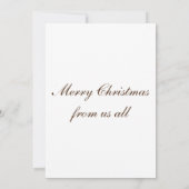 Carte de Noël (Dos)