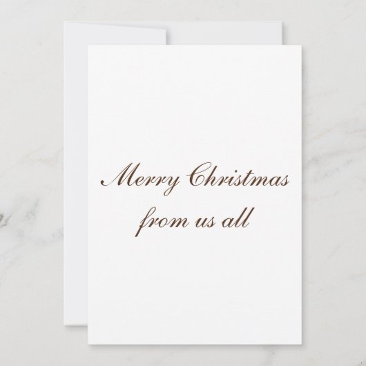 Carte de Noël (Dos)