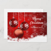 Carte de Noël (Devant / Derrière)