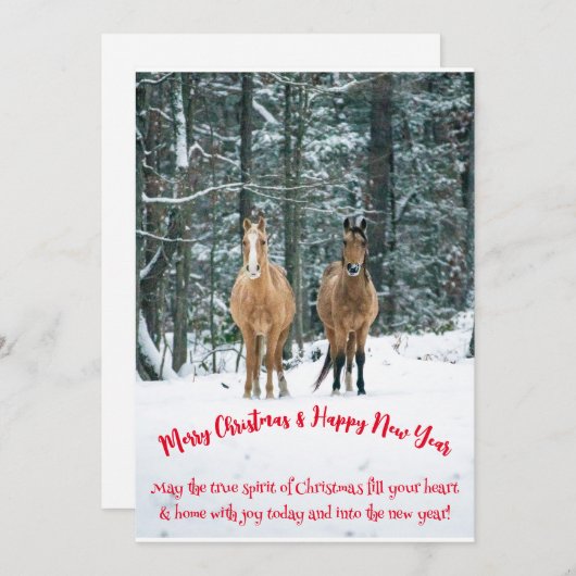 Carte de Noël (Devant / Derrière)