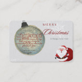 carte de Noël (Devant)