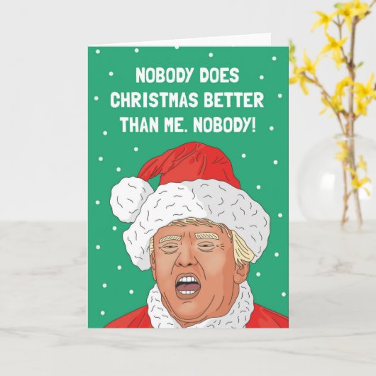 Carte de Noël (Fleur jaune)