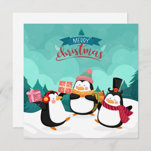 Carte de Noël (Devant / Derrière)