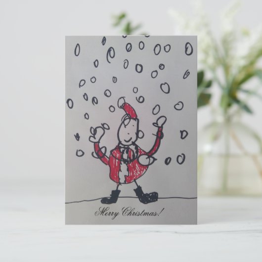 Carte de Noël (Debout devant)