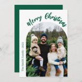 Carte de Noël (Devant / Derrière)