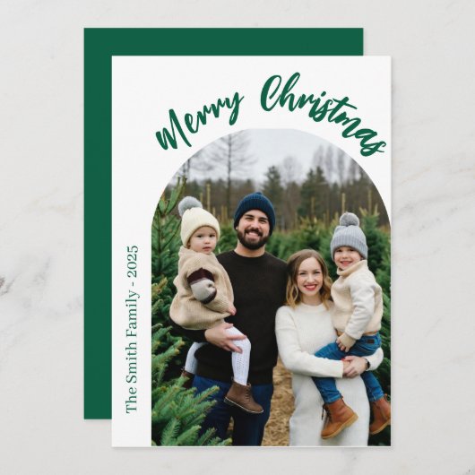 Carte de Noël (Devant / Derrière)