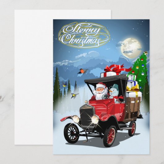 Carte de Noël (Devant / Derrière)