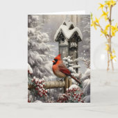Carte de Noël (Fleur jaune)