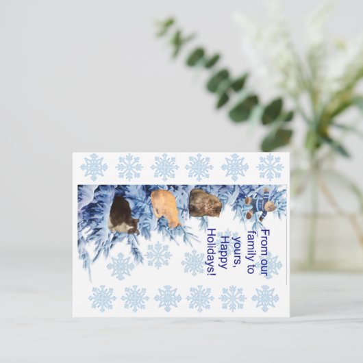 carte de Noël (Debout devant)