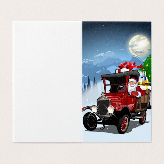 Carte de Noël (Outside Unfolded)