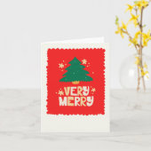 Carte de Noël (Fleur jaune)