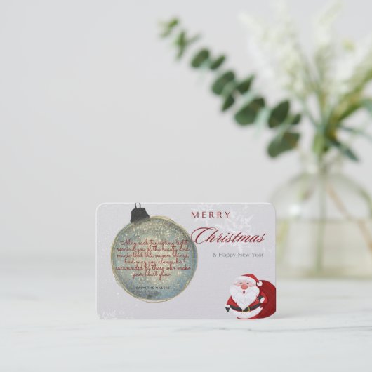 carte de Noël (Debout devant)