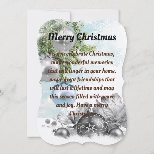 Carte de Noël (Devant)