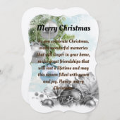 Carte de Noël (Devant / Derrière)