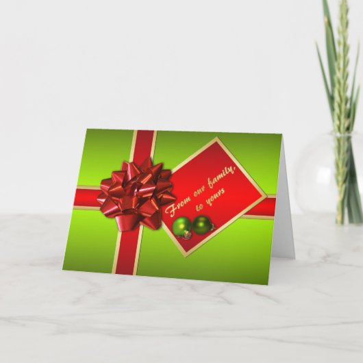 Carte de Noël (Devant)